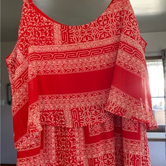 ADORABLE spaghetti strap dress!  Smoke free home!  Partially lined. Slip on. - Picture 3 of 6